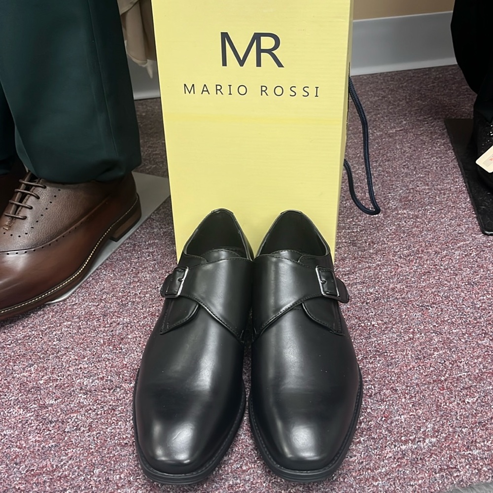 Black Formal Dress Shoes w/Buckle